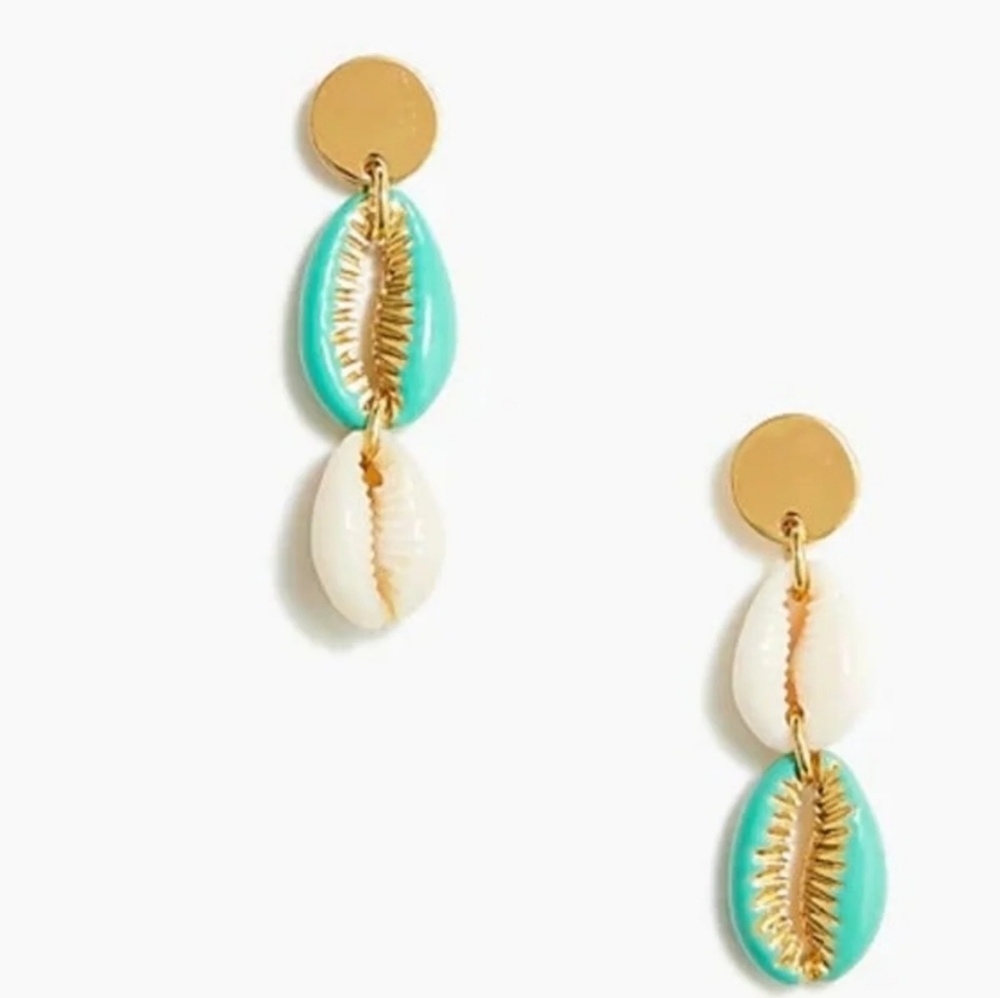 J.Crew  Shell Drop Earrings